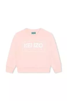 Хлопковая толстовка Kenzo Kids для мальчиков и девочек Kenzo kids, розовый