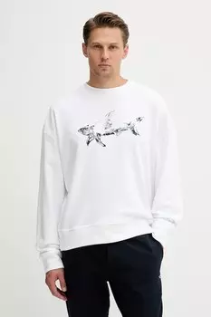 Хлопковая толстовка Knitwear Paul&Shark, белый
