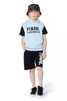 Хлопковая толстовка Lacoste, синий