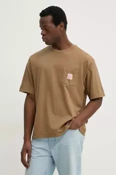 Хлопковая толстовка Lacoste, зеленый