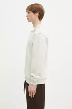 Хлопковая толстовка Le Polo Drule Drle De Monsieur, серый