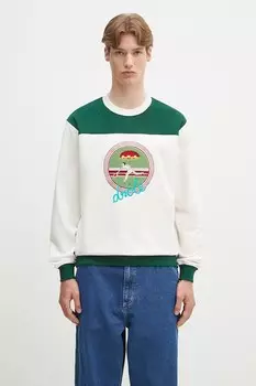 Хлопковая толстовка Le Sweatshirt Tennis Drle De Monsieur, белый