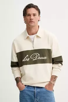 Хлопковая толстовка Les Deux, бежевый