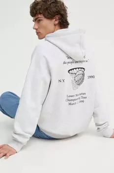 Хлопковая толстовка Les Deux, серый