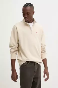 Хлопковая толстовка Levi's, бежевый
