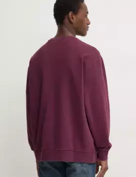 Хлопковая толстовка Levi's, гранатовый