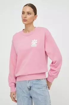 Хлопковая толстовка Levi's, розовый