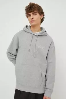 Хлопковая толстовка Levi's, серый