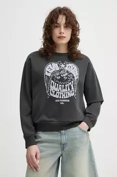 Хлопковая толстовка Levi'S, зеленый