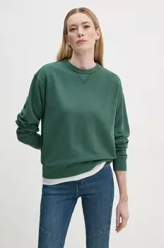 Хлопковая толстовка Levi's, зеленый