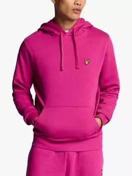 Хлопковая толстовка Lyle & Scott, цвет Fuchsia