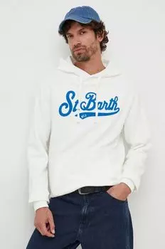 Хлопковая толстовка MC2 Saint Barth, бежевый