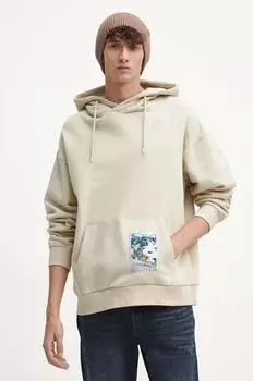 Хлопковая толстовка Medicine, бежевый