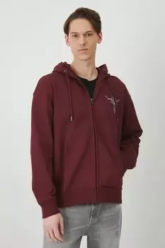 Хлопковая толстовка Medicine, бордовый
