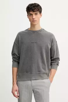Хлопковая толстовка Michael Kors, серый