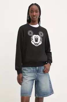 Хлопковая толстовка МИККИ ДА! Desigual, черный