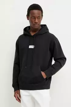Хлопковая толстовка Mm6 Maison Margiela, черный