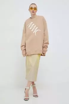 Хлопковая толстовка MMC STUDIO, бежевый
