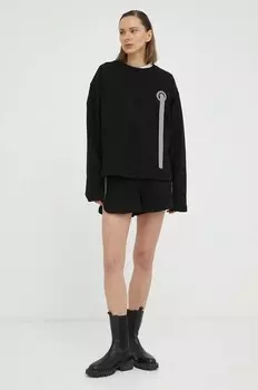 Хлопковая толстовка Mmc Studio, черный