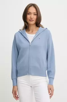 Хлопковая толстовка Msgm, серый