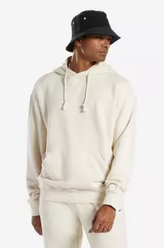 Хлопковая толстовка Nd FT Hoodie Reebok, бежевый