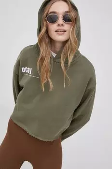 Хлопковая толстовка Ocay, зеленый