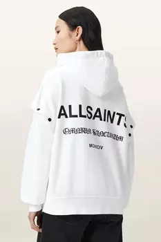Хлопковая толстовка OMNIUM Allsaints, белый