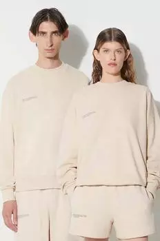 Хлопковая толстовка Pangaia, бежевый