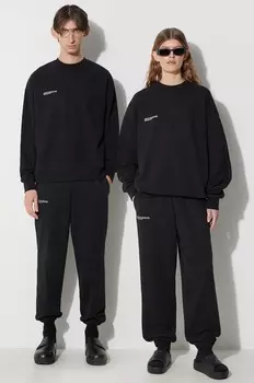 Хлопковая толстовка Pangaia, черный