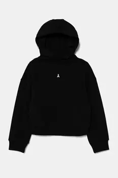 Хлопковая толстовка Patrizia Pepe для мальчиков и девочек J046, черный