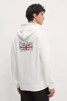 Хлопковая толстовка Pepe Jeans SEDRIC P, белый