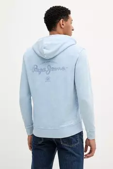 Хлопковая толстовка Pepe Jeans, синий