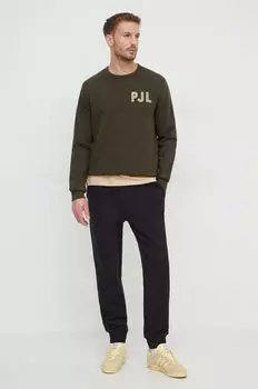 Хлопковая толстовка Pepe Jeans, зеленый