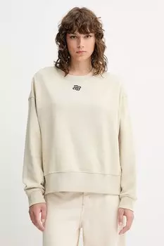 Хлопковая толстовка PERNE Munthe, бежевый