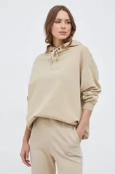 Хлопковая толстовка Pinko, бежевый