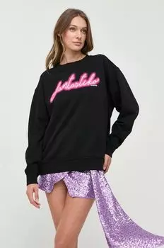 Хлопковая толстовка Pinko, черный