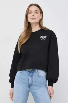 Хлопковая толстовка Pinko, черный