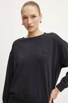 Хлопковая толстовка Pinko, черный