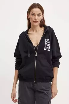 Хлопковая толстовка Pinko, черный