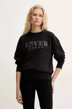 Хлопковая толстовка Pinko, черный