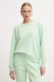 Хлопковая толстовка Pinko, зеленый