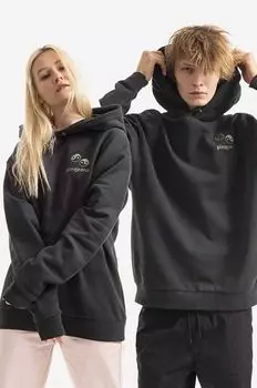 Хлопковая толстовка PinqPonq, серый