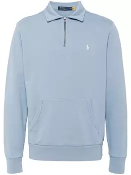 Хлопковая толстовка Polo Pony Polo Ralph Lauren, синий