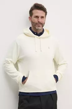 Хлопковая толстовка Polo Ralph Lauren, бежевый