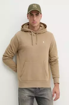Хлопковая толстовка Polo Ralph Lauren, бежевый