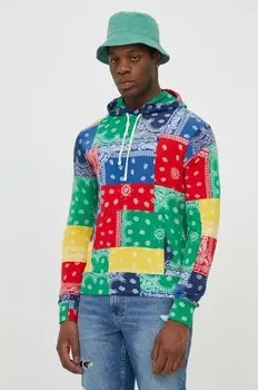 Хлопковая толстовка Polo Ralph Lauren, мультиколор