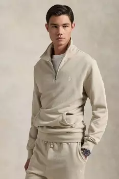 Хлопковая толстовка Polo Ralph Lauren, серый