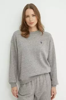 Хлопковая толстовка Polo Ralph Lauren, серый