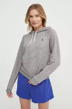 Хлопковая толстовка Polo Ralph Lauren, серый