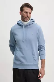 Хлопковая толстовка Polo Ralph Lauren, синий